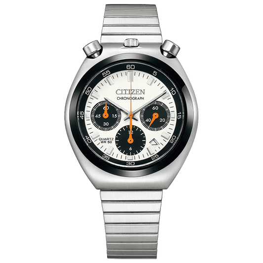 CITIZEN AN3660-81A White Record Lavel Tsuno Chrono Men's Watch