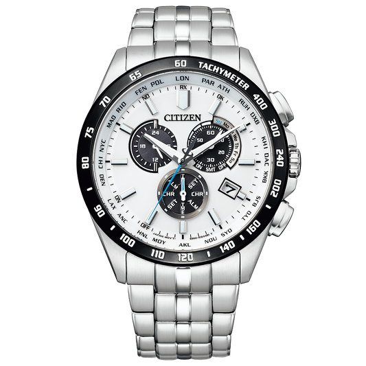 CITIZEN Collection Eco-Drive CB5874-90A White Solar Radio Men's Watch