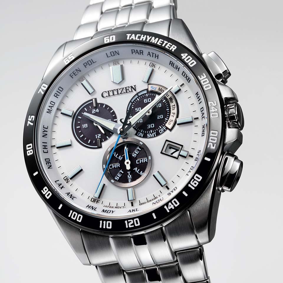 CITIZEN Collection Eco-Drive CB5874-90A White Solar Radio Men's Watch