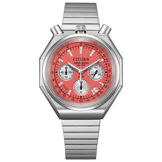 CITIZEN AN3700-89Z Orange Quartz Chronograph Men's Watch