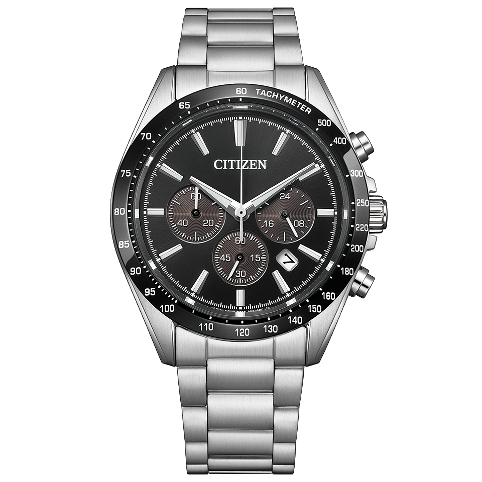 CITIZEN Eco-Drive CA4764-57E Black Solar Chronograph Men's Watch