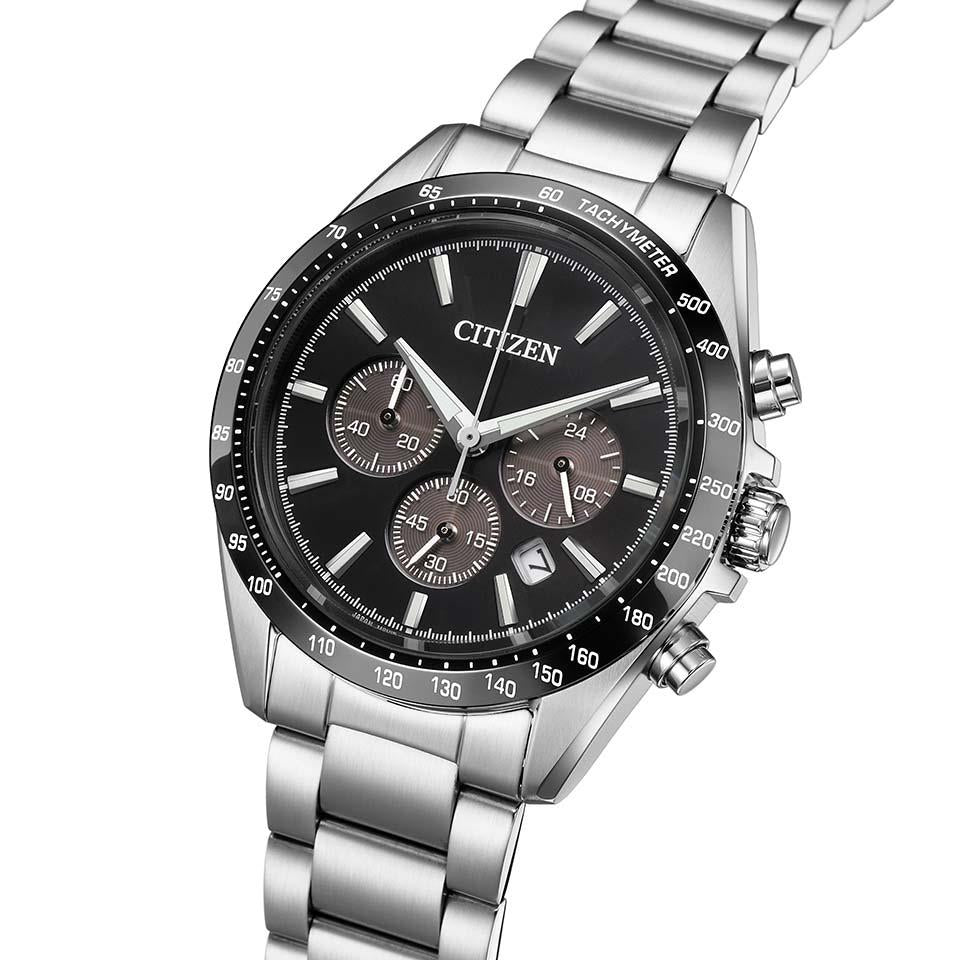 CITIZEN Eco-Drive CA4764-57E Black Solar Chronograph Men's Watch