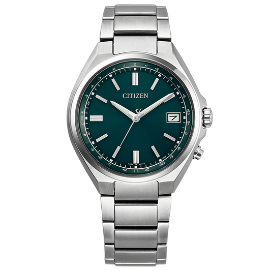 CITIZEN Eco-Drive Radio Titanium CB1160-55W Green Men's Watch