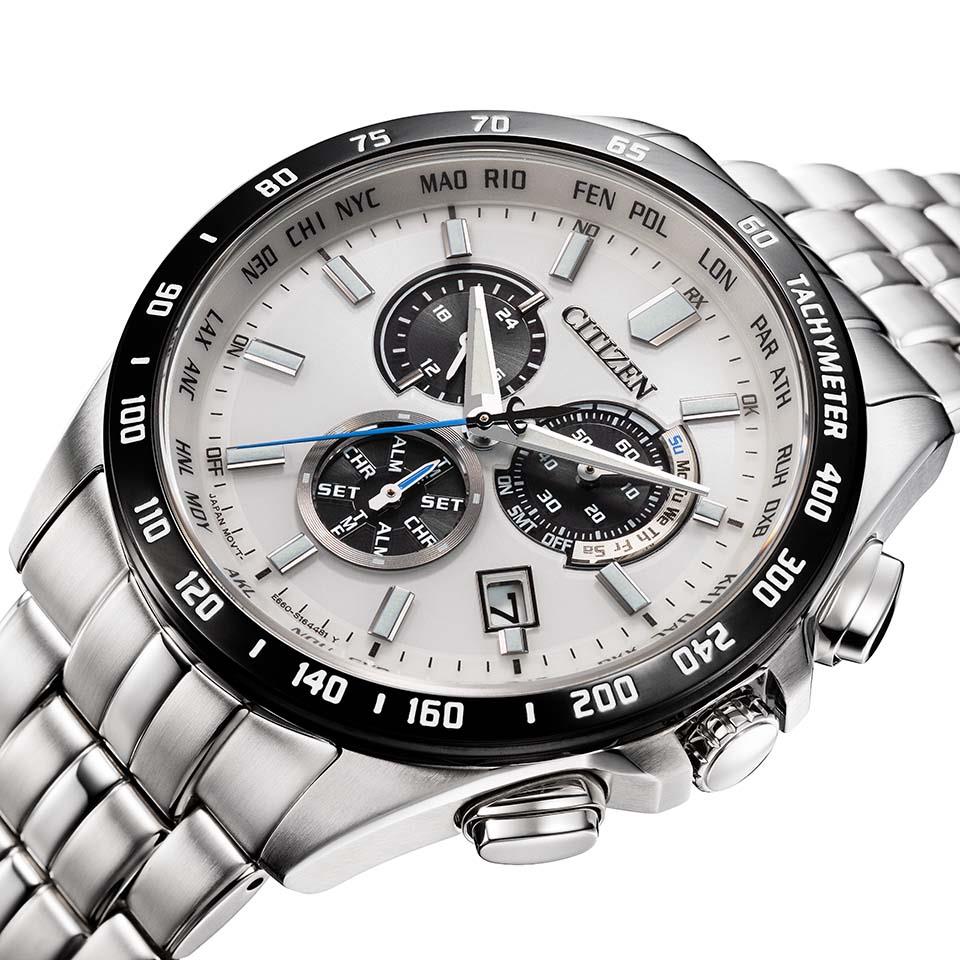 CITIZEN Collection Eco-Drive CB5874-90A White Solar Radio Men's Watch