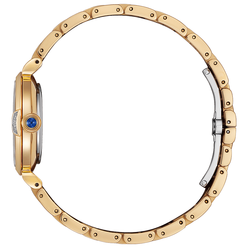 CITIZEN EM1063-89D Gold ROUND Collection Eco-Drive Women's Watch