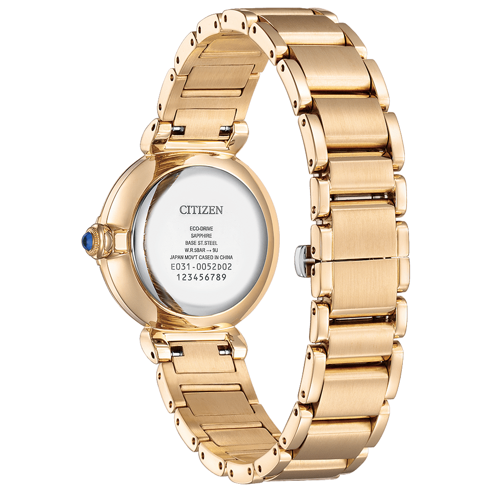 CITIZEN EM1063-89D Gold ROUND Collection Eco-Drive Women's Watch