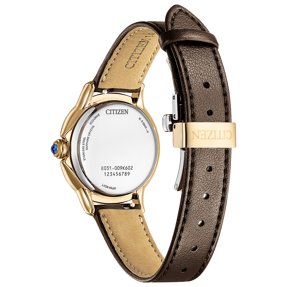 CITIZEN L EM1163-09X Brown Eco-Drive ROUND Collection Women's Watch