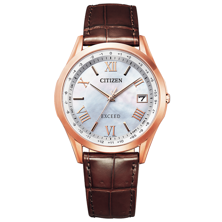 CITIZEN EXCEED Eco-Drive CB1112-07W Silver Men's Watch