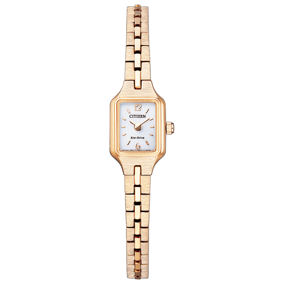 CITIZEN Kii: EG2043-57A Gold Eco Drive Solar Women's Watch