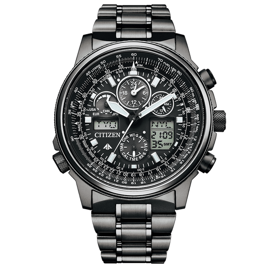 CITIZEN PROMASTER SKY Eco-Drive DLC JY8025-59E Black Men's Watch