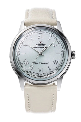 ORIENT Bambino RN-WK0002E Pale Green Solar Quartz Women's Watch ​