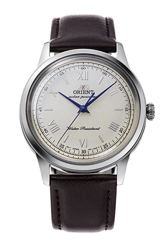ORIENT Bambino 38 RN-WK0003G Silver Solar Powered Men's Watch