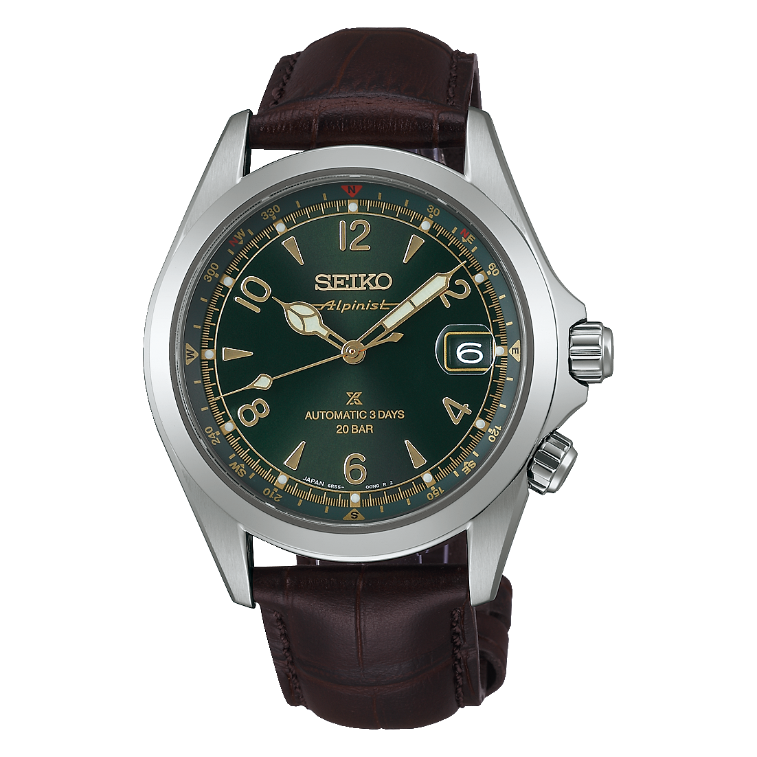 SEIKO Prospex Alpinist SBDC211 Green Automatic Sapphire Mens Watch