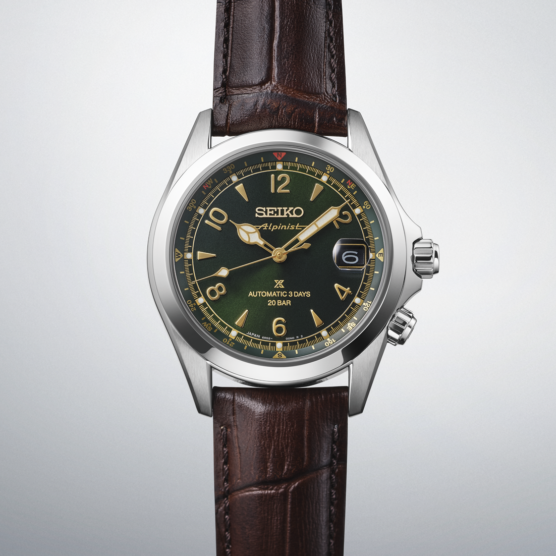 SEIKO Prospex Alpinist SBDC211 Green Automatic Sapphire Mens Watch