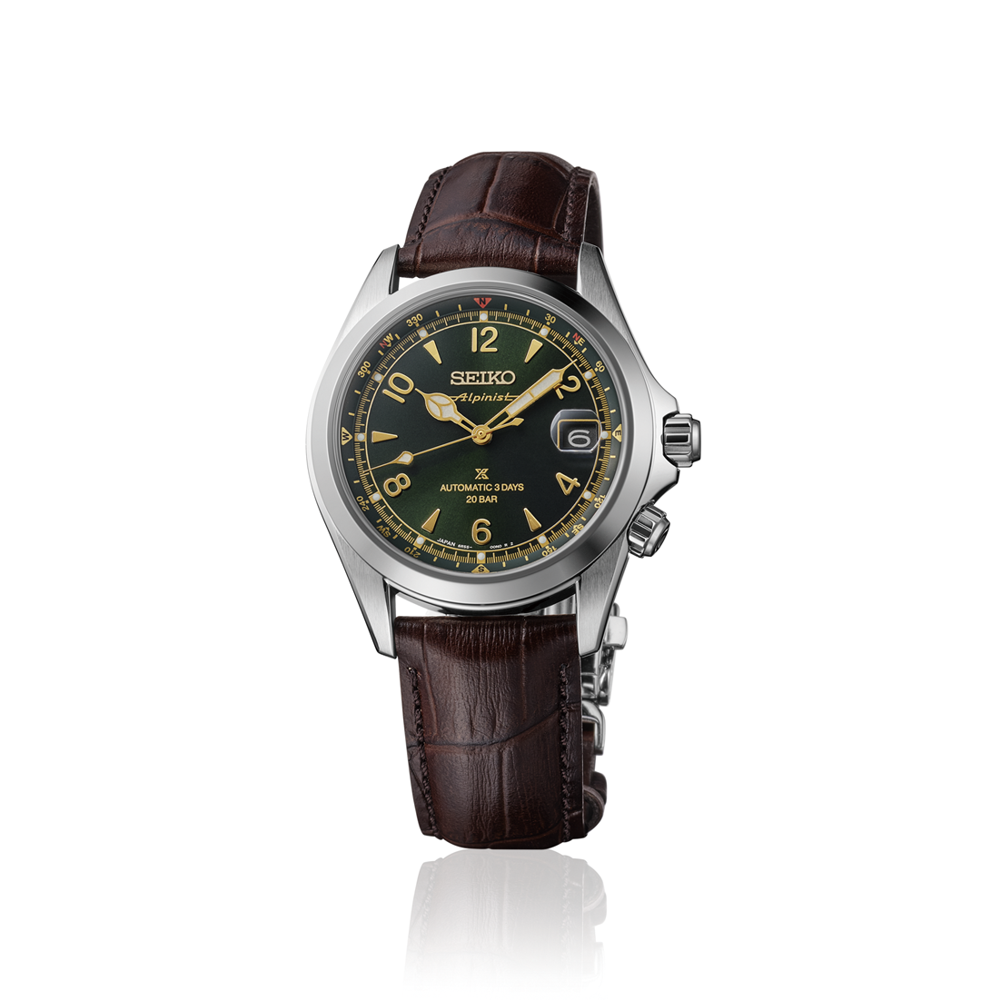 SEIKO Prospex Alpinist SBDC211 Green Automatic Sapphire Mens Watch