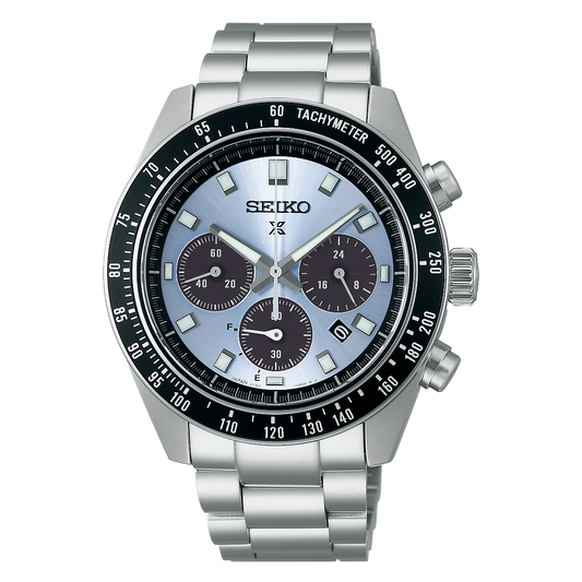 SEIKO PROSPEX SPEEDTIMER Solar SBDL109 Crystal Blue Men's Watch - product image 1