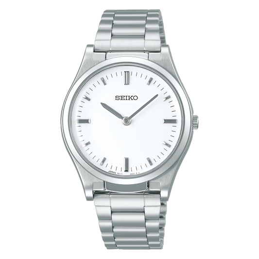 SEIKO Tactile Reading SQBR019 White Men's Watch