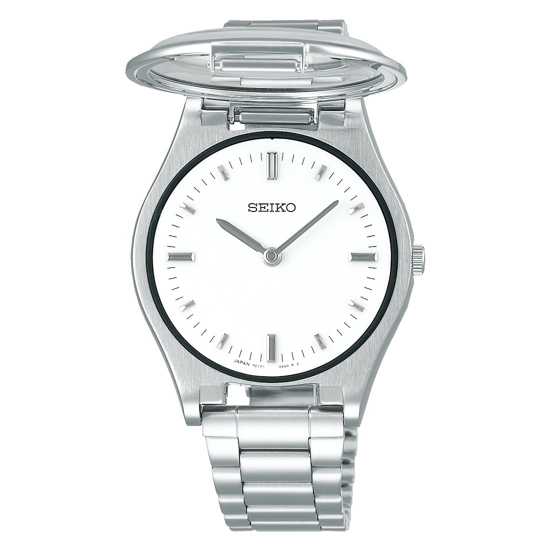 SEIKO Tactile Reading SQBR019 White Men's Watch