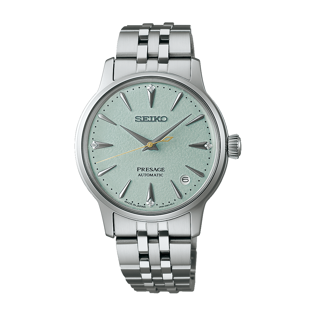 SEIKO PRESAGE SRRY051 Green Automatic Stainless Steel Women's Watch - Watchtown official front