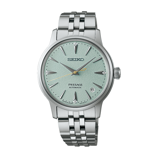 SEIKO PRESAGE SRRY051 Green Automatic Stainless Steel Women's Watch - Watchtown official front