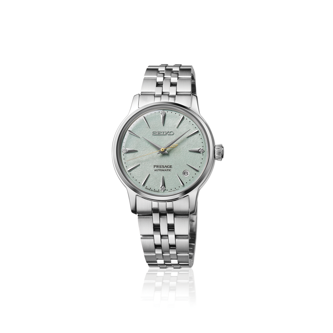 SEIKO PRESAGE SRRY051 Green Automatic Stainless Steel Women's Watch - Watchtown official alternate