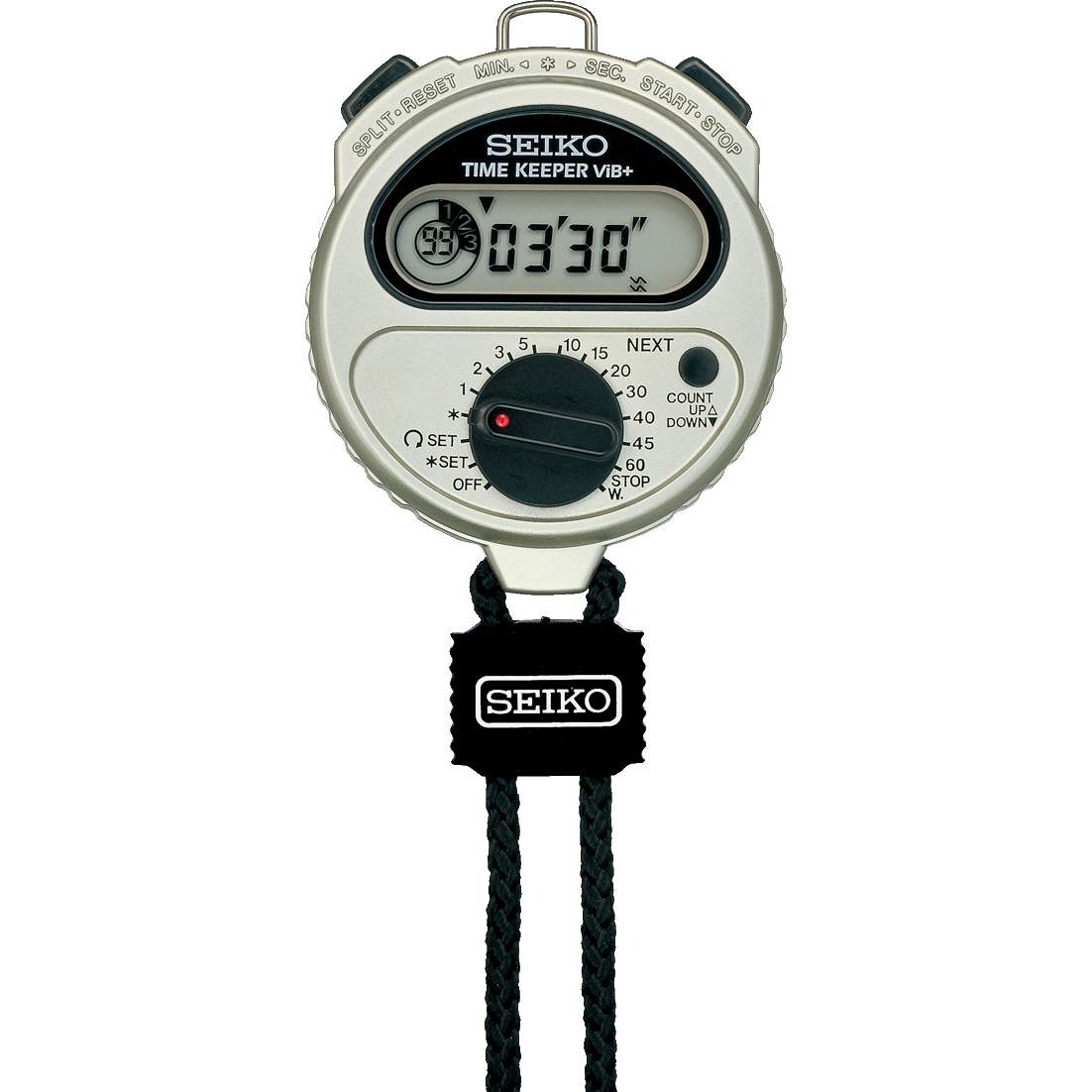 SEIKO STOPWATCH TIMEKEEPER SSBJ027 VIB White Waterproof New - official Seiko front