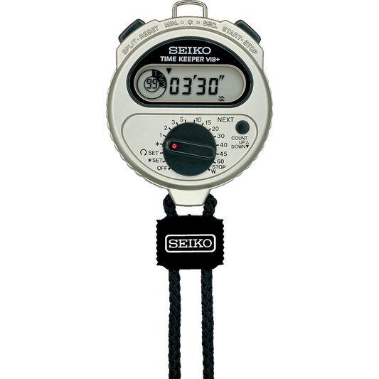 SEIKO STOPWATCH TIMEKEEPER SSBJ027 VIB White Waterproof New - official Seiko front