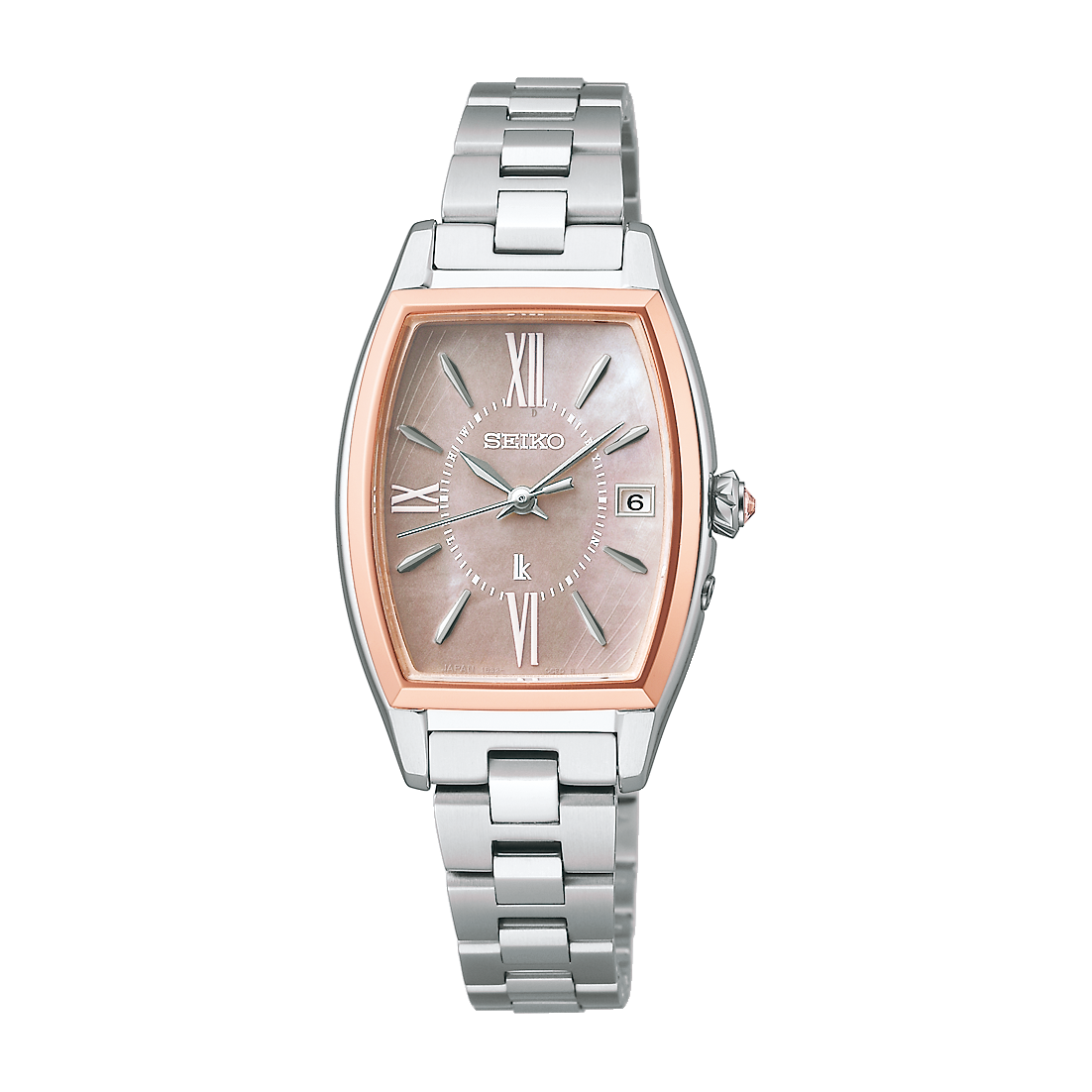 Seiko Lukia Gray Mother of Pearl Women's Watch - SSQW072 - official Seiko front