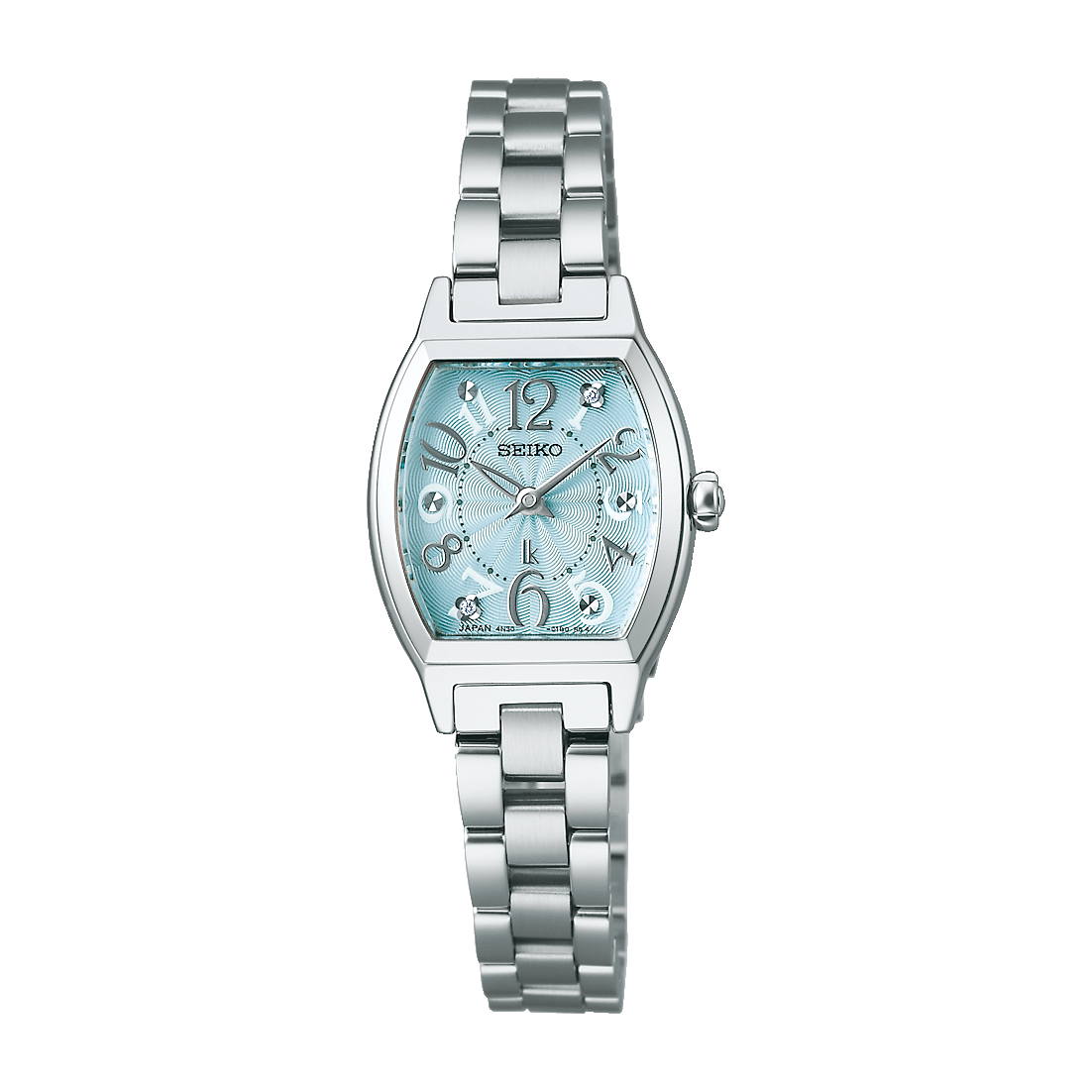 SEIKO LUKIA SSWA011 Blue Happy Collection Tonneau Women's Watch