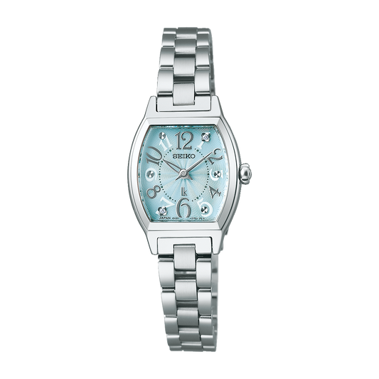 SEIKO LUKIA SSWA011 Blue Happy Collection Tonneau Women's Watch