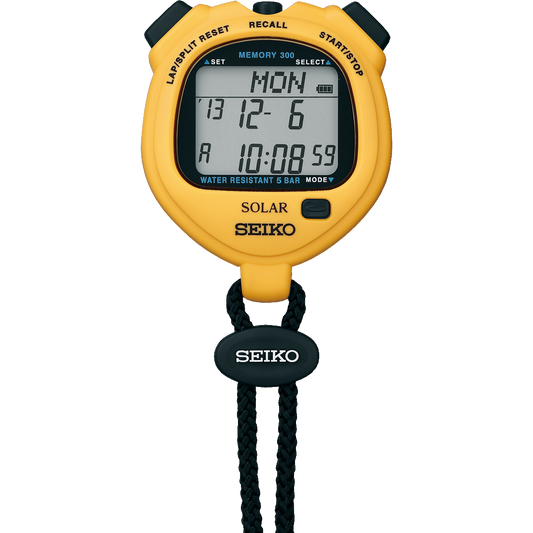 SEIKO SVAJ003 Yellow SOLER STANDARD Stopwatch Watch