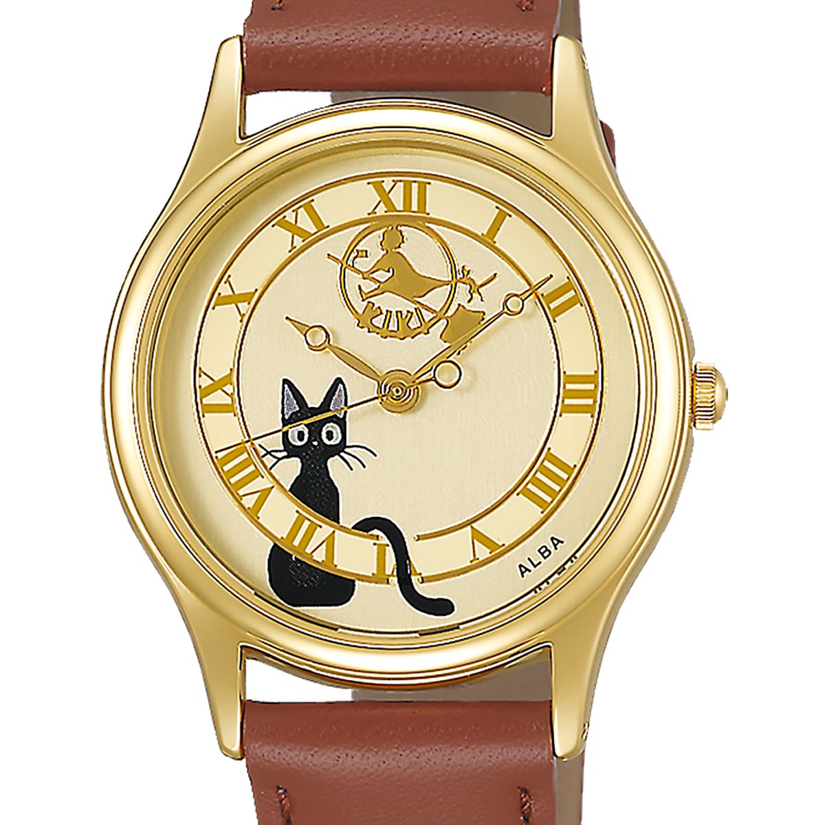 SEIKO ALBA ACCK411 Cream Witch Delivery Service Jiji Ghibli Women's Watch New