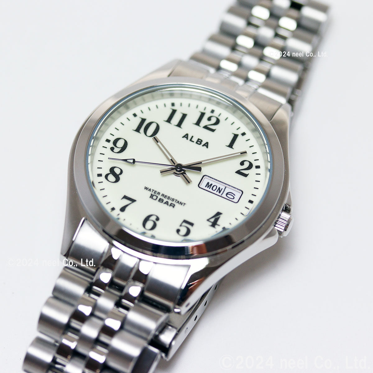 SEIKO ALBA AQGK470 Cream quartz analog Men's Watch