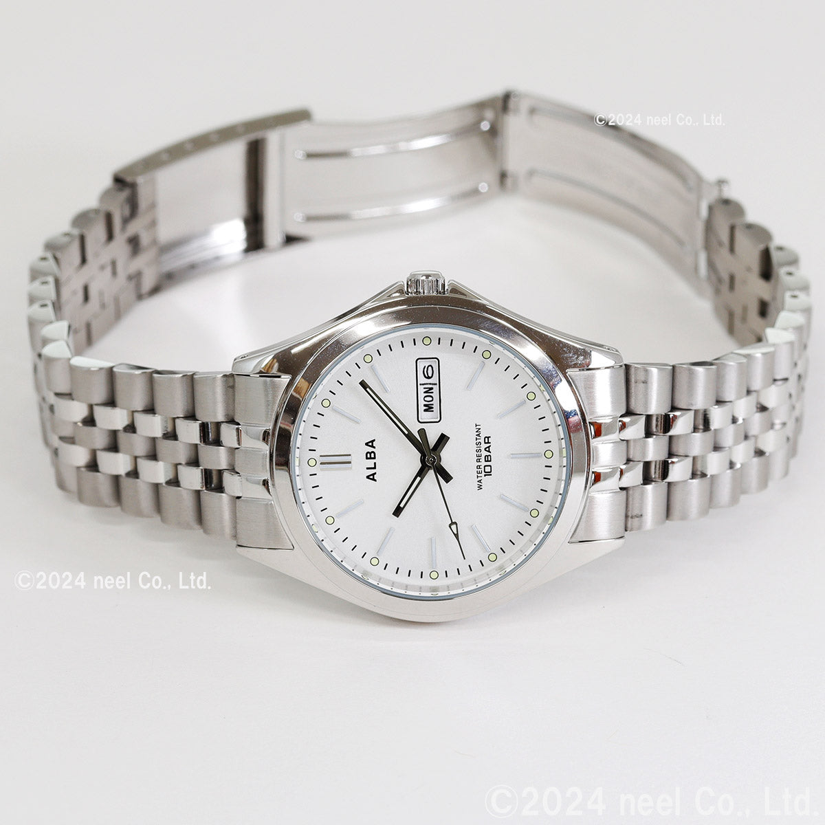 SEIKO ALBA AQGK471 Silver Quartz Men's Watch