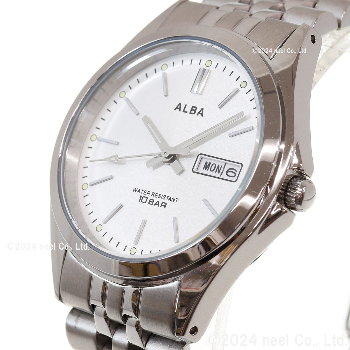 SEIKO ALBA AQGK471 Silver Quartz Men's Watch