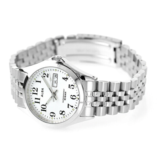 SEIKO ALBA AQGK472 White Quartz Men's Watch