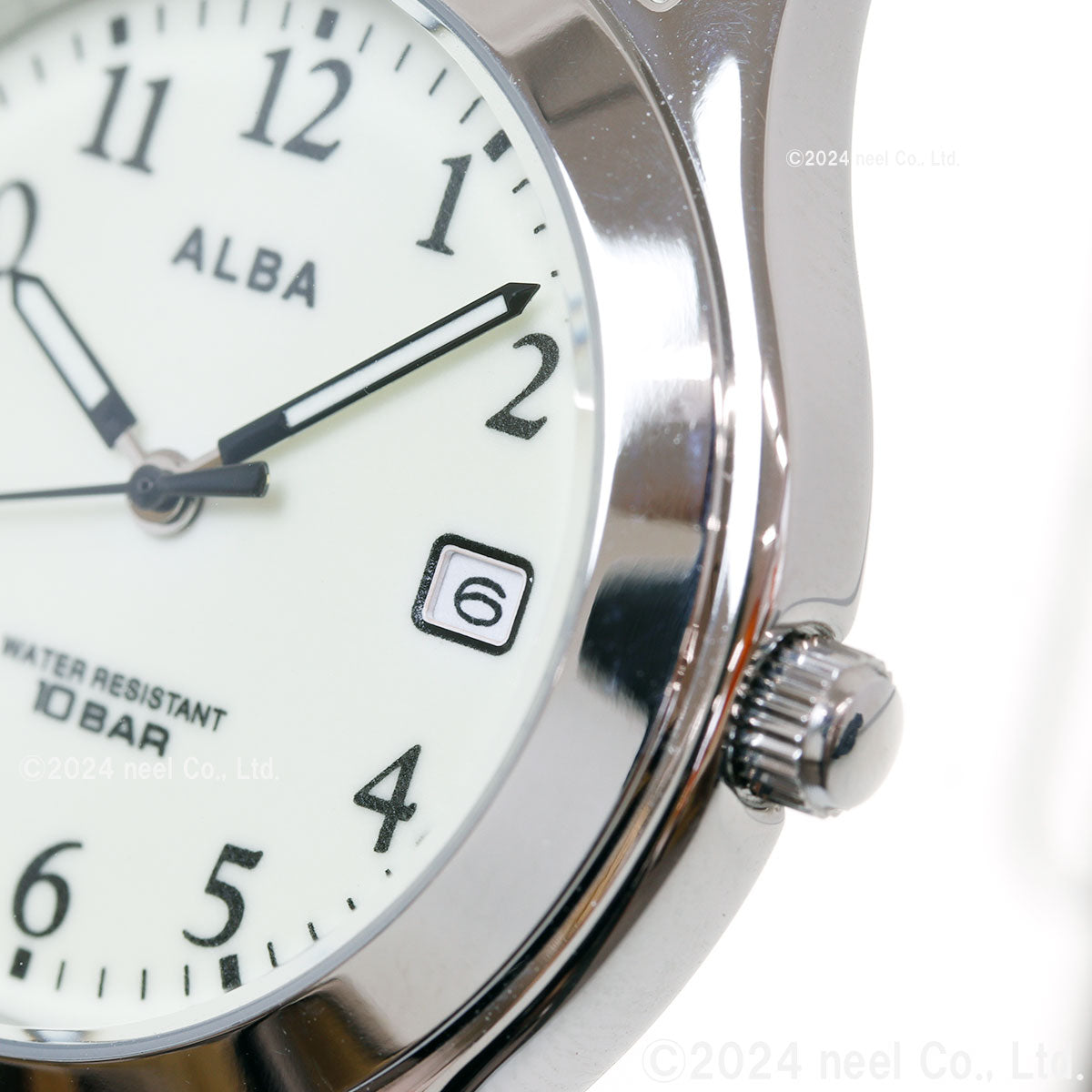 SEIKO ALBA AQGK473 White Quartz Men's Watch