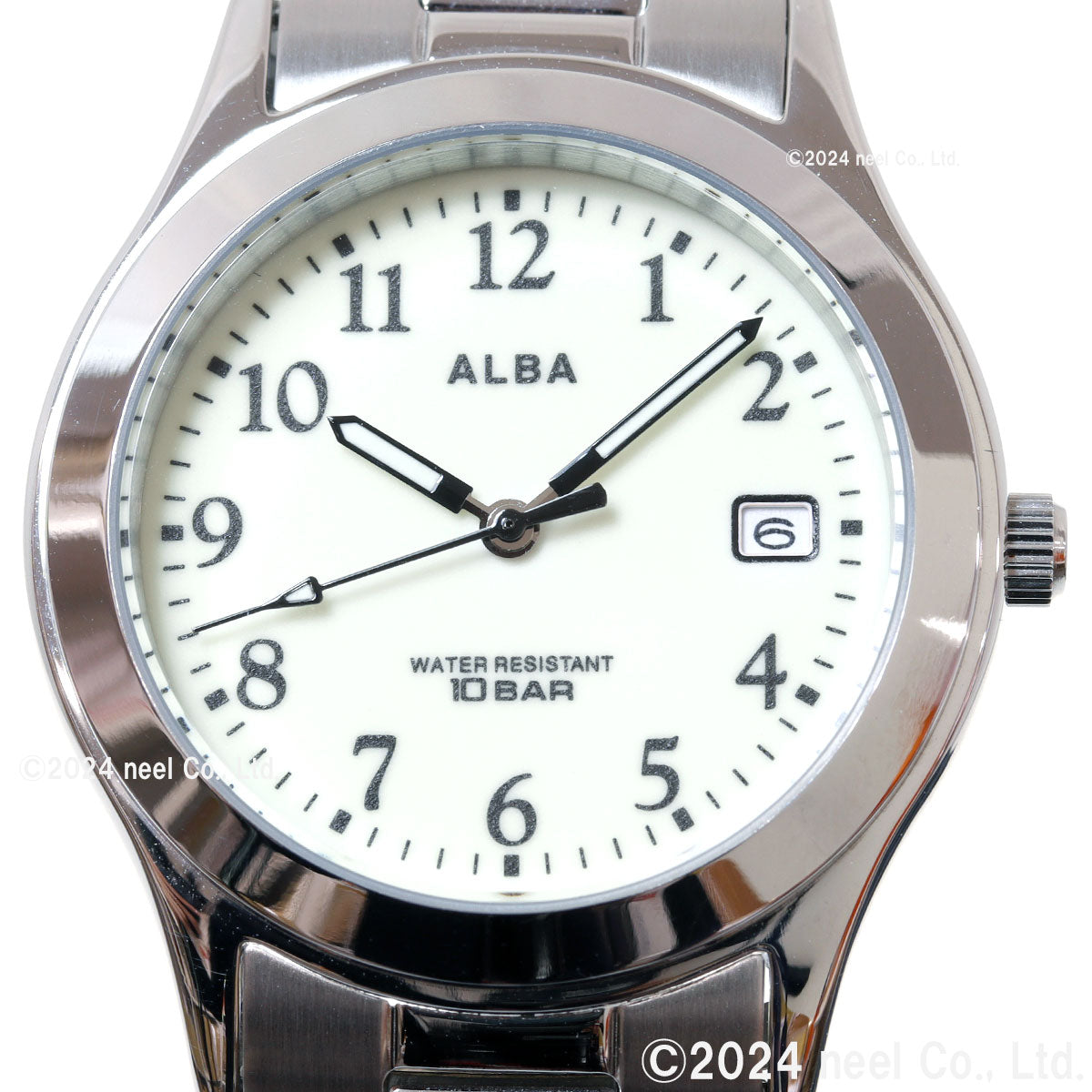 SEIKO ALBA AQGK473 White Quartz Men's Watch