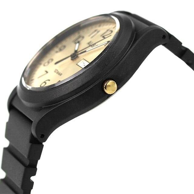 SEIKO ALBA AQPJ412 Gold quartz urethane Men's Watch