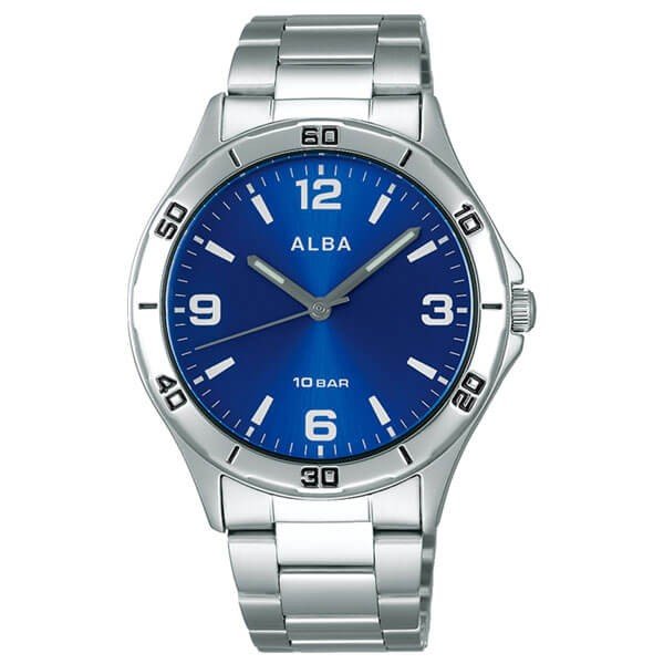 SEIKO ALBA Sports AQPK412 Blue Inorganic Glass Men's Watch