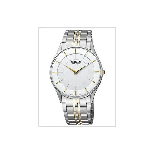CITIZEN Stiletto AR3014-56A White Ultra Thin Eco-Drive Men's Watch