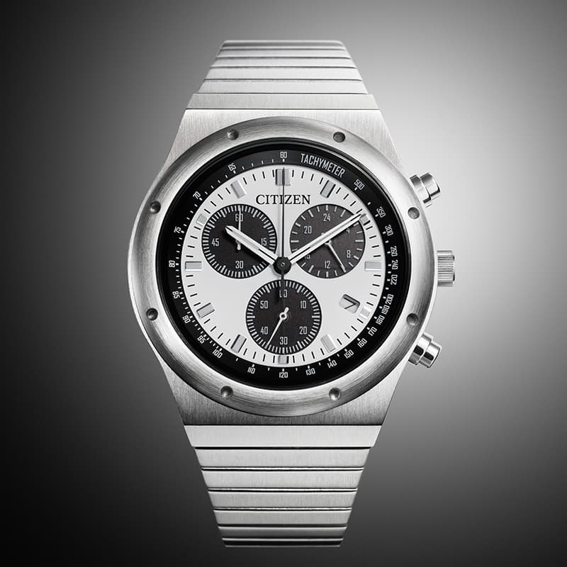 CITIZEN COLLECTION RECORD LABEL 1984 AT2541-54A White Men's Watch