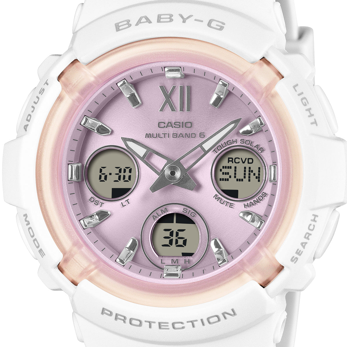 BABY-G Spring Package BGA-2800SP-7A1JR White Pink Solar Radio-Controlled Women's Watch product image