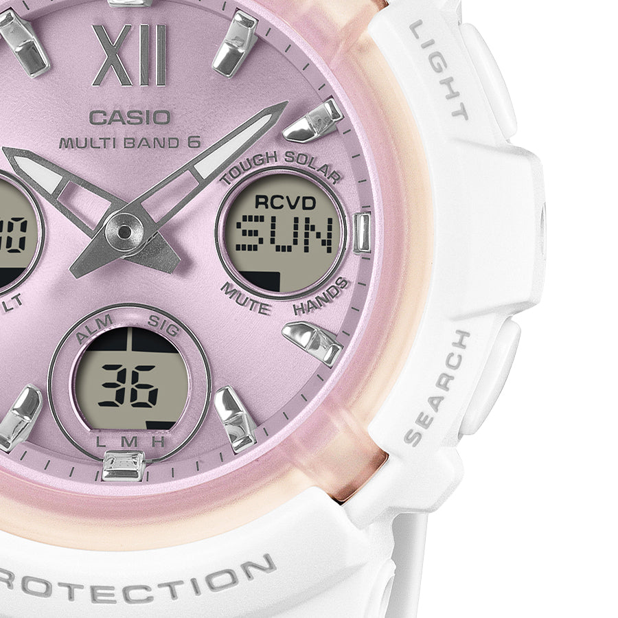 BABY-G Spring Package BGA-2800SP-7A1JR White Pink Solar Radio-Controlled Women's Watch product image