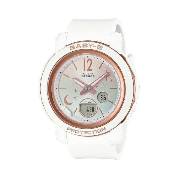 CASIO BABY-G BGA-290DS-7AJF White Moon Stars Women's Watch