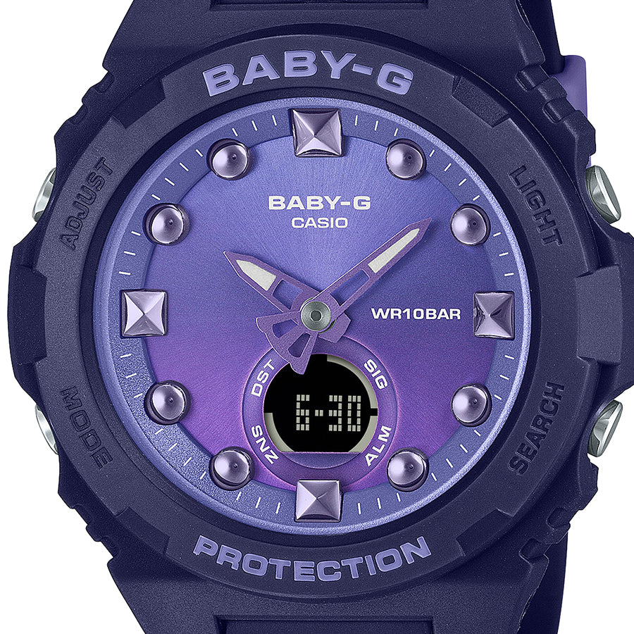 CASIO BABY-G BGA-320-2AJF Purple Blue Analog Digital Women's Watch