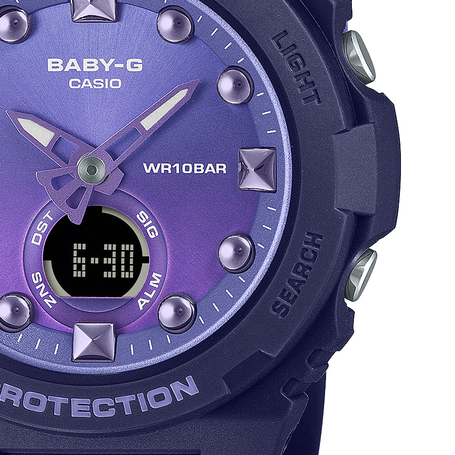 CASIO BABY-G BGA-320-2AJF Purple Blue Analog Digital Women's Watch