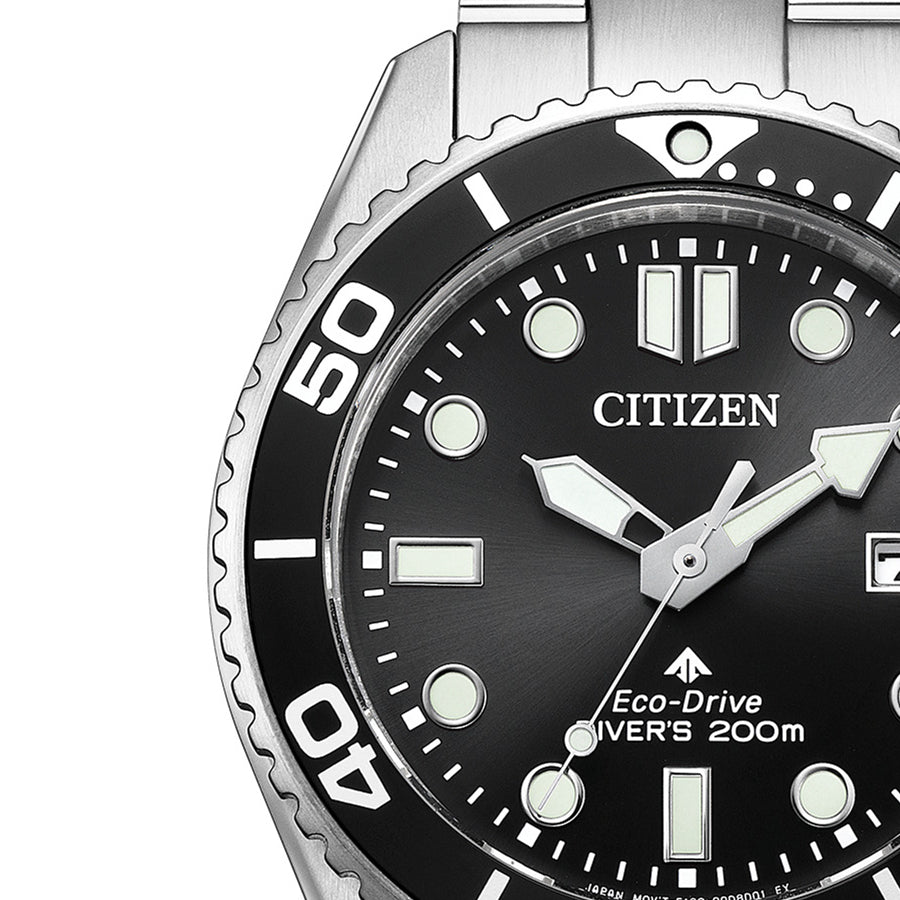 CITIZEN PROMASTER Marine BN0261-51E Black Solar Diver Men's Watch product image