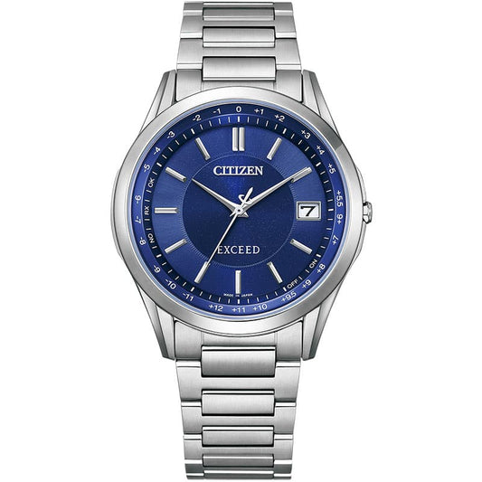 CITIZEN EXCEED CB1110-61L Blue Eco-Drive Radio Men's Watch product image