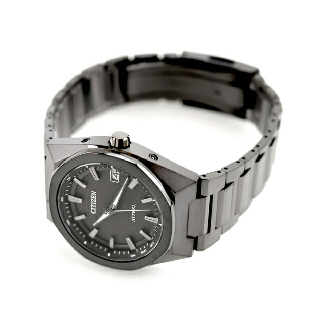CITIZEN Attesa CB3045-61E Black Titanium Radio-Controlled Men's Watch